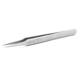 1 pcs - Weller Erem 115 mm, Stainless Steel, Pointed, Relieved, Tweezers