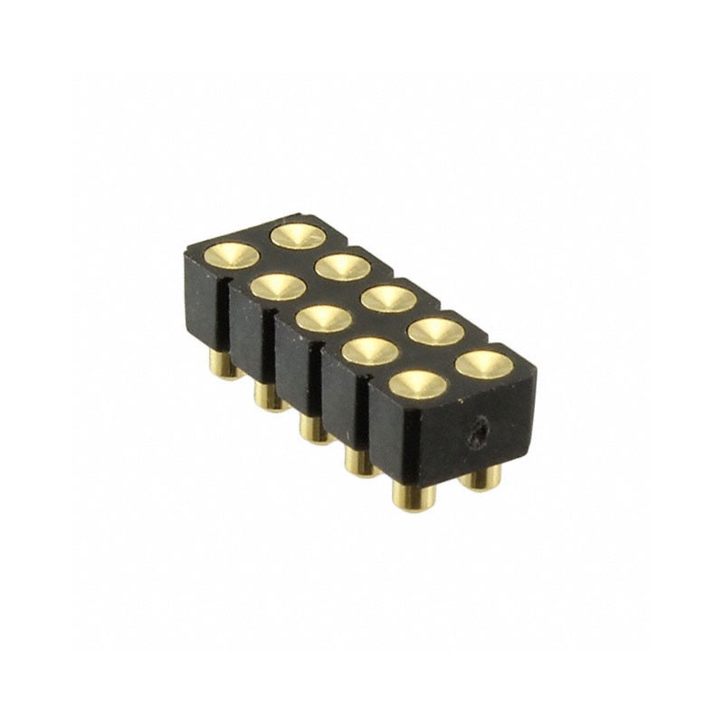 1 pcs : 419-10-210-30-007000 - CONN SPRING TARGET 10POS SMD
