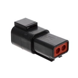 1 pcs : DTP04-2P-E004 - REC, 2P, BLK, N