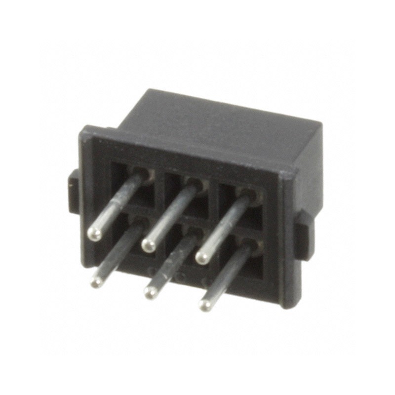 1 pcs : M80-8500642 - CONN RCPT 6POS 0.079 GOLD PCB