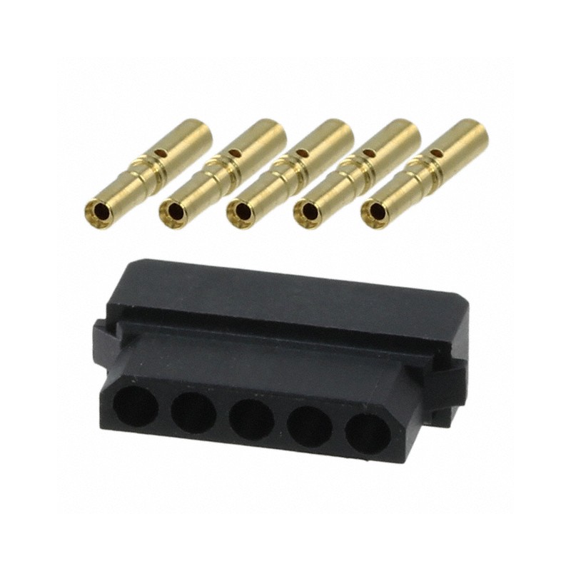 1 pcs : M80-8450545 - CONN RCPT 5P CRIMP 24-28AWG GOLD