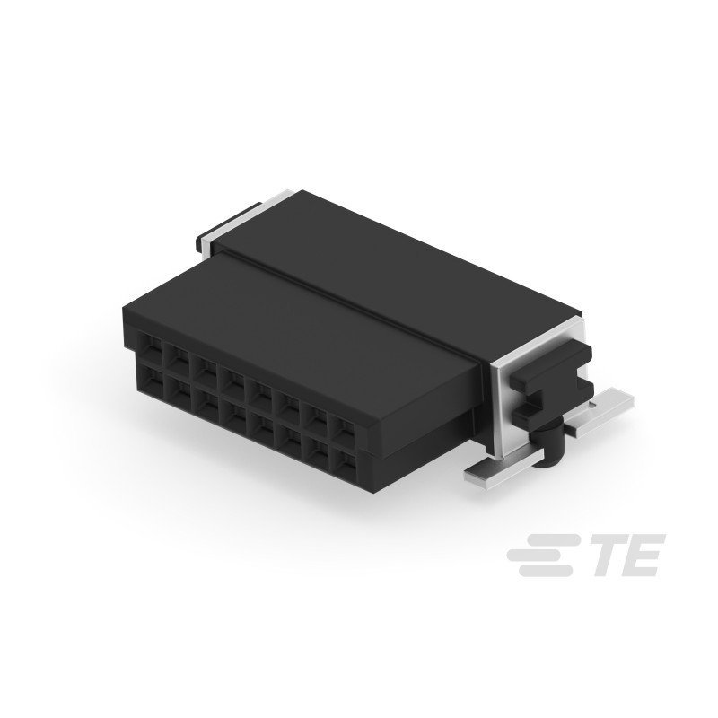 1 pcs : 354078-E - 16-PIN, RIGHT ANGLE, SMT