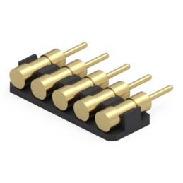 1 pcs : 328-10-105-40-020001 - CONN HEADER SMD R/A 5POS 2.54MM