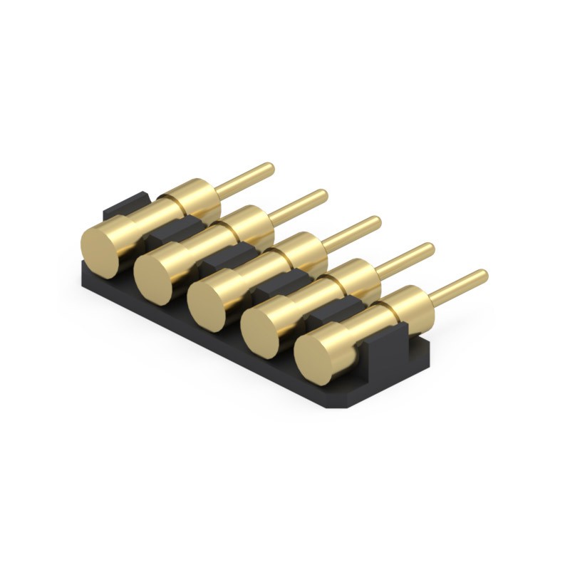 1 pcs : 328-10-105-40-020001 - CONN HEADER SMD R/A 5POS 2.54MM