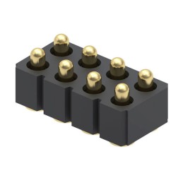 1 pcs : 813-22-008-30-001101 - CONN SPRING PISTON 8POS SMD