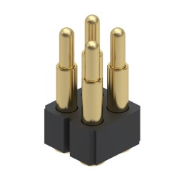 1 pcs : 839-22-004-30-001101 - CONN SPRING PISTON 4POS SMD