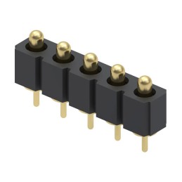1 pcs : 821-22-005-10-001101 - CONN SPRING PISTON 5POS PCB