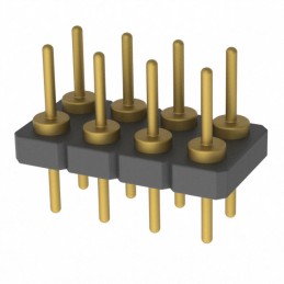 1 pcs : 435-10-208-00-160000 - CONN HEADER VERT 8POS 2.54MM