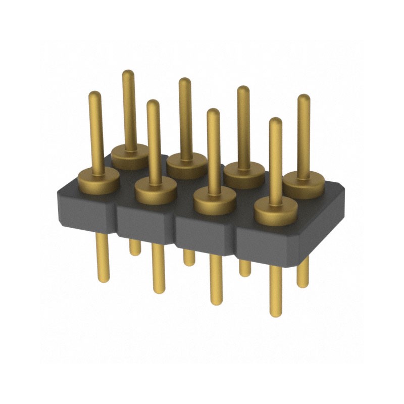 1 pcs : 435-10-208-00-160000 - CONN HEADER VERT 8POS 2.54MM