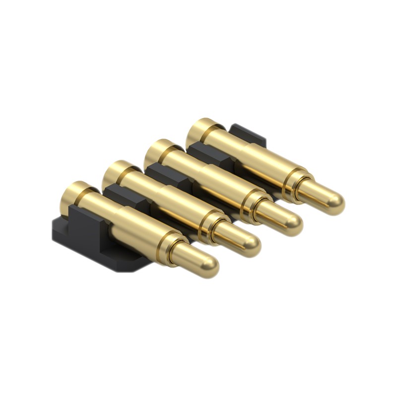 1 pcs : 810-22-004-40-005191 - CONN SPRING PISTON 4POS R/A SMD