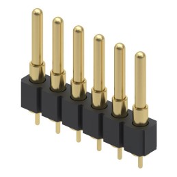1 pcs : 816-22-006-10-009101 - CONN SPRING PISTON 6POS PCB