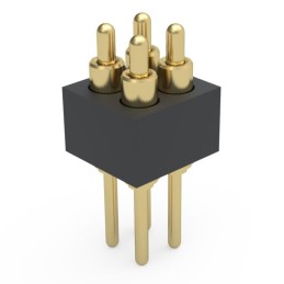 1 pcs : 855-22-004-10-004101 - LOW-PROFILE .050' PITCH THROUGH-