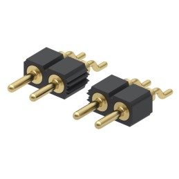 1 pcs : 830-10-008-40-028000 - CONN HEADER SMD R/A 8POS 2.54MM