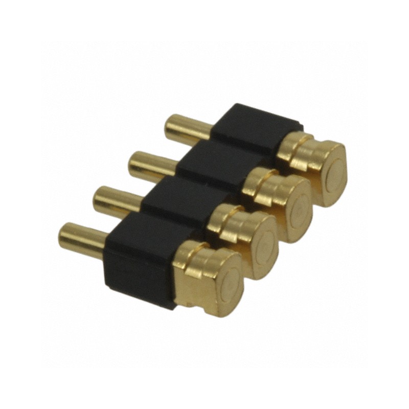 1 pcs : 810-22-004-40-001101 - CONN SPRING PISTON 4POS R/A SMD