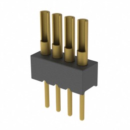 1 pcs : 850-10-004-10-003000 - CONN HEADER VERT 4POS 1.27MM