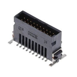1 pcs : 254415-E - 20-PIN, VERTICAL, SMT