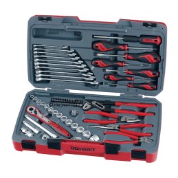 1 pcs - Teng Tools 67 Piece Automotive Tool Kit with Case