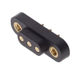 1 pcs : 858-10-003-10-012000 - CONN SPRING TARGET 3POS PCB