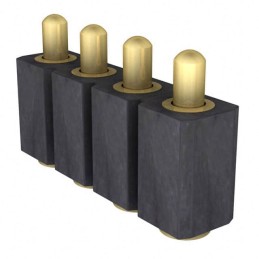 1 pcs : 811-SS-004-30-680101-CLIP - CONN SPRING PISTON 4POS SMD, HIG