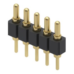 1 pcs : 825-22-005-10-001101 - CONN SPRING PISTON 5POS PCB