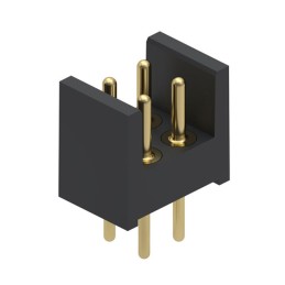 1 pcs : 802-10-004-10-052000 - CONN HEADER VERT 4POS 2.54MM
