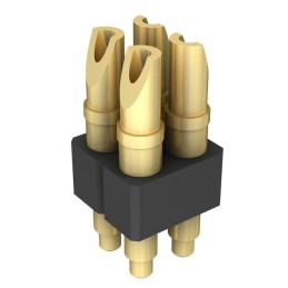 1 pcs : 826-22-004-00-001000 - CONN SPRING PISTON 4POS SLD PCB