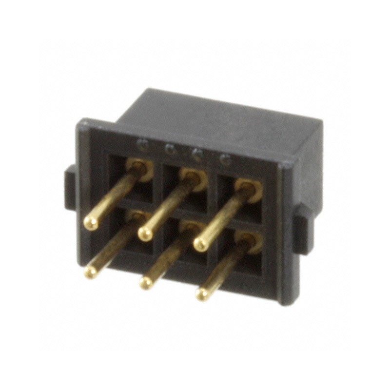 1 pcs : M80-8500645 - CONN RCPT 6POS 0.079 GOLD PCB