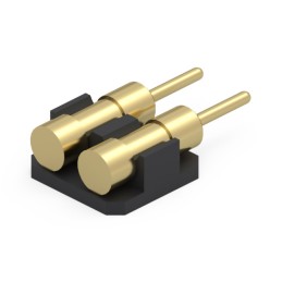 1 pcs : 328-10-102-40-020001 - CONN HEADER SMD R/A 2POS 2.54MM