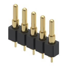 1 pcs : 816-22-005-10-005101 - CONN SPRING PISTON 5POS PCB