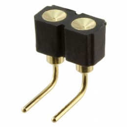 1 pcs : 399-10-102-10-007000 - CONN SPRING TARGET 2POS R/A PCB