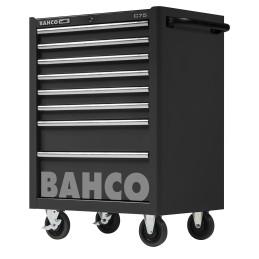 1 pcs - Bahco 8 drawer Stainless Steel (Top) Wheeled Tool Chest, 985mm x 677mm x 501mm