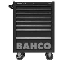 1 pcs - Bahco 8 drawer Stainless Steel (Top) Wheeled Tool Chest, 985mm x 677mm x 501mm