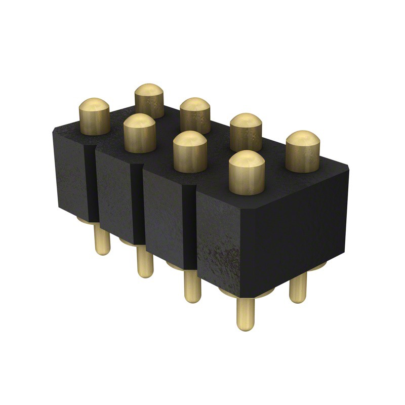 1 pcs : 823-22-008-10-001101 - CONN SPRING PISTON 8POS PCB