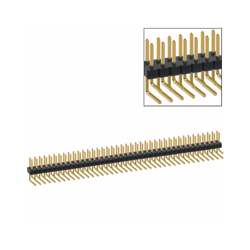 1 pcs : NRPN402PARN-RC - CONN HEADER R/A 80POS 2MM