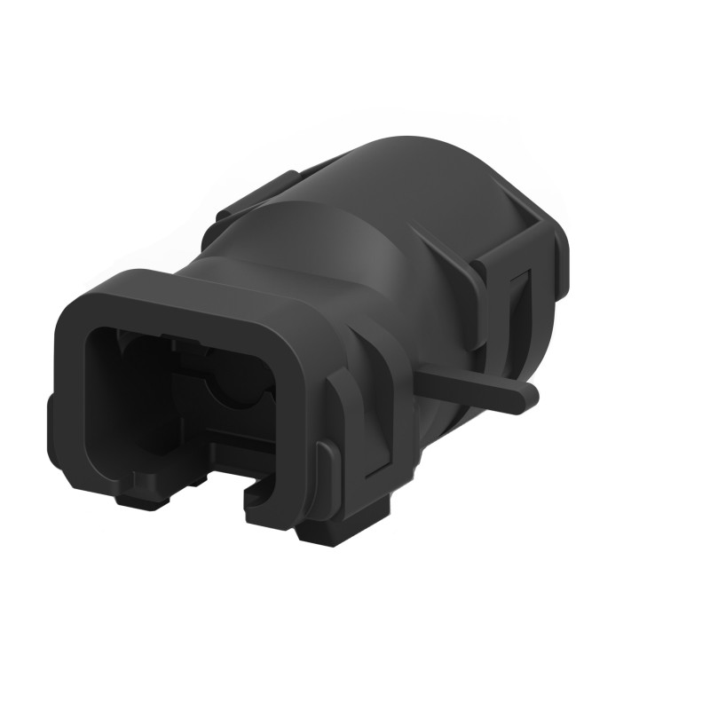 1 pcs : 1011-273-0205 - BKSHL, 2P, BLK, PLG, ST, NW 7.5/