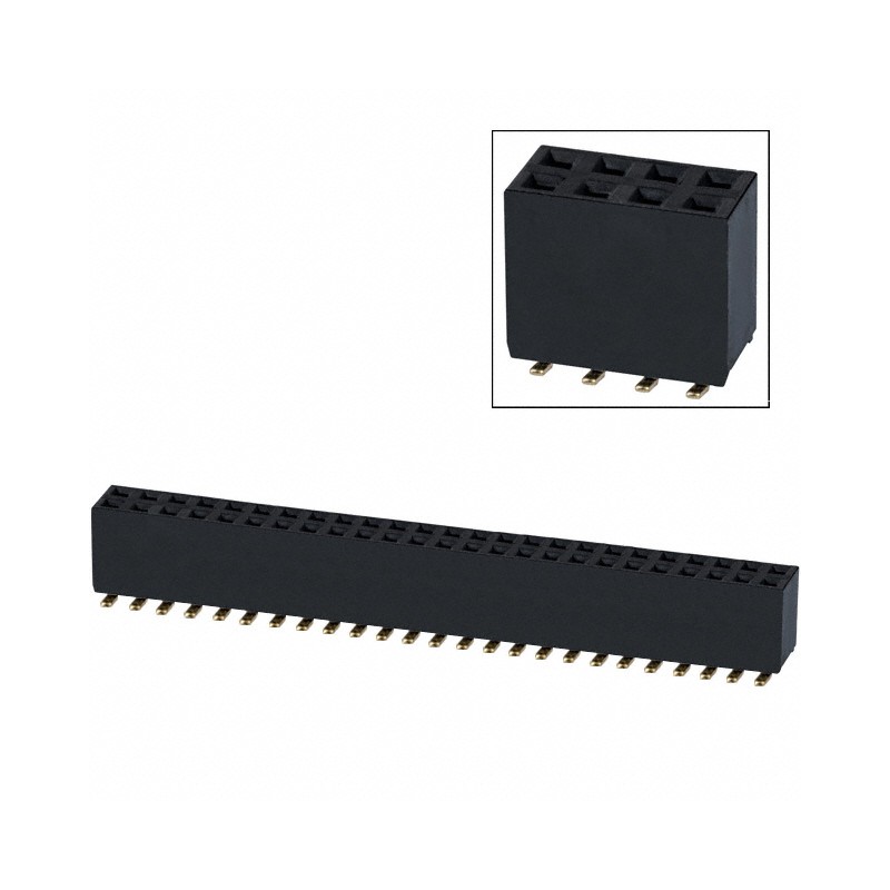 1 pcs : NPPC252KFMS-RC - CONN HDR 50POS 0.1 GOLD SMD