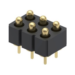 1 pcs : 823-22-006-10-001101 - CONN SPRING PISTON 6POS PCB