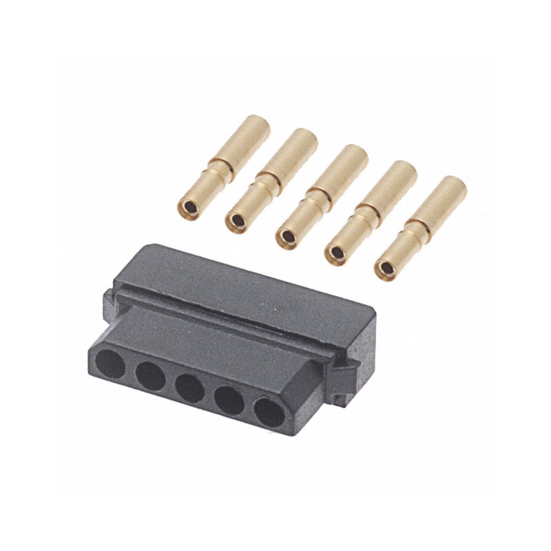 1 pcs : M80-8980505 - CONN RCPT 5P CRIMP 24-28AWG GOLD