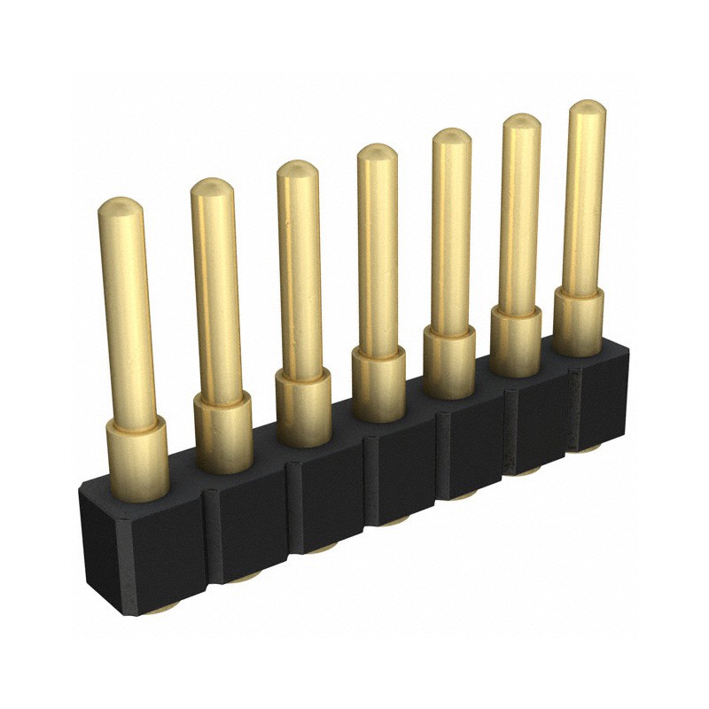 1 pcs : 812-22-007-30-002101 - CONN SPRING PISTON 7POS SMD