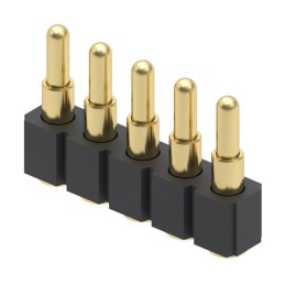 1 pcs : 812-22-005-30-003101 - CONN SPRING PISTON 5POS SMD