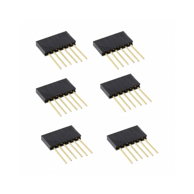 1 pcs : 920-0085-01 - CONN HDR 6POS 0.1 GOLD PCB 6PC