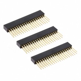 1 pcs : 920-0200-01 - CONN HDR 40POS PCB R/A 3PC