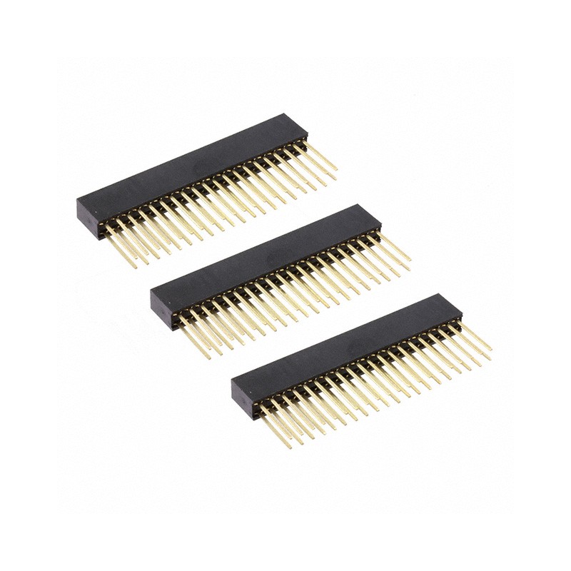 1 pcs : 920-0200-01 - CONN HDR 40POS PCB R/A 3PC