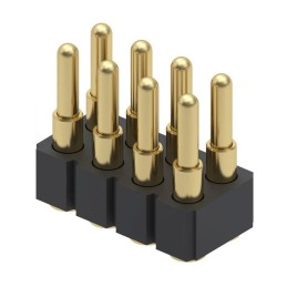 1 pcs : 814-22-008-30-005101 - CONN SPRING PISTON 8POS SMD