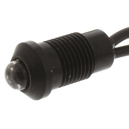 1 pcs - Oxley Red Panel Mount Indicator, 8mm Mounting Hole Size, Lead Wires Termination, IP67