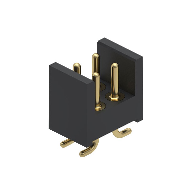 1 pcs : 802-10-004-30-052000 - CONN HEADER SMD 4POS 2.54MM