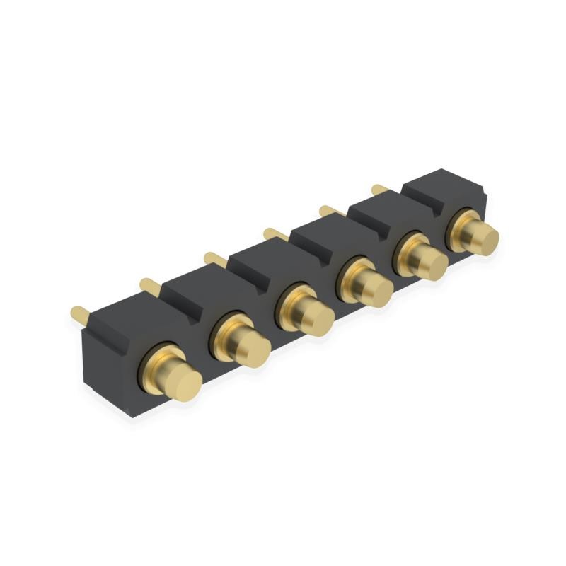 1 pcs : 821-22-006-10-040101 - SPRING-LOADED CONNECTOR WITH FLA