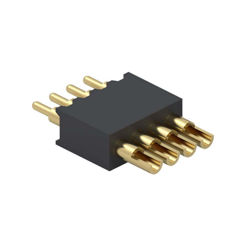 1 pcs : 854-22-004-10-003101 - CONN SPRING PISTON 4POS SLD PCB