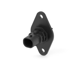 1 pcs : 2325103-7 - 2POS,TAB1.2X0.6,HDR ASSY,180DEG,