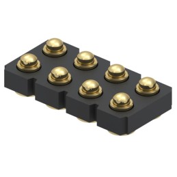 1 pcs : 817-22-008-30-001101 - CONN SPRING PISTON 8POS SMD